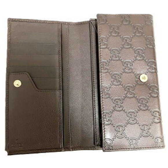 Gucci ssima Black Wallet Long Leather - Picture 1 of 8